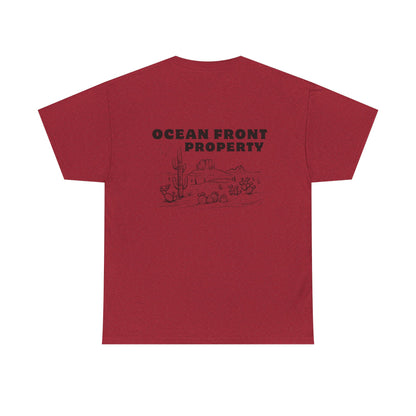 Ocean Front Property - Double-sided // Unisex Heavy Cotton Tee