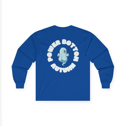 Unisex Ultra Cotton Long Sleeve Tee - 'Power Bottom Autumn' Graphic