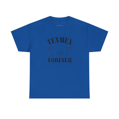Tex-Mex Forever - Ritas & Queso // Unisex Heavy Cotton Tee - Fun Casual T-Shirt for Food Lovers