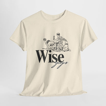 Wise Guys Unisex Heavy Cotton Tee - Stylish Graphic Tee for Casual Wear