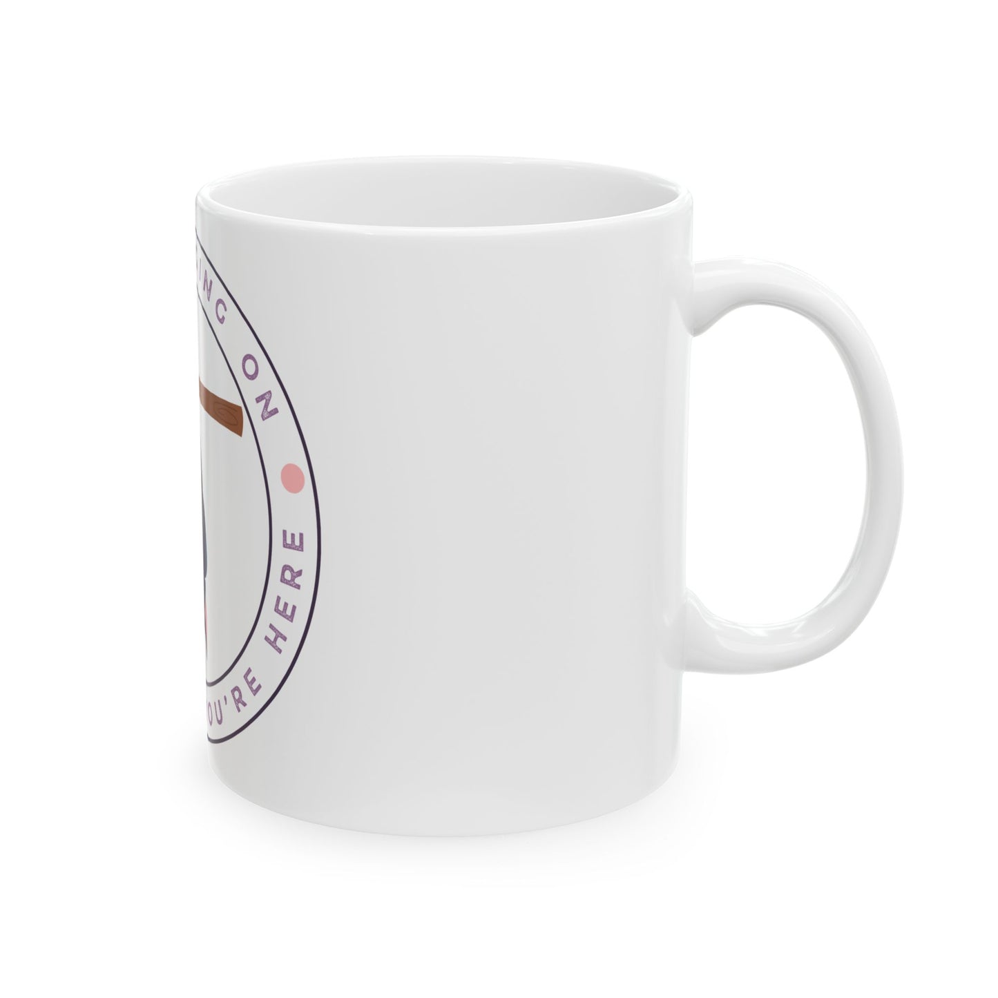 Keep Hanging On Bat // Ceramic Mug, (11oz, 15oz)