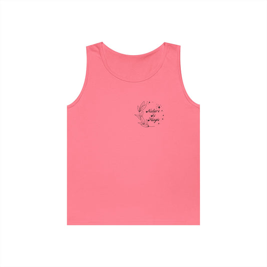 Nature is Magic - Pocket Placement // Unisex Heavy Cotton Tank Top -  Design for Outdoor Lovers
