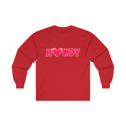 H<3wdy // Heart Long Sleeve Tee – Unisex Ultra Cotton Shirt for Casual Style