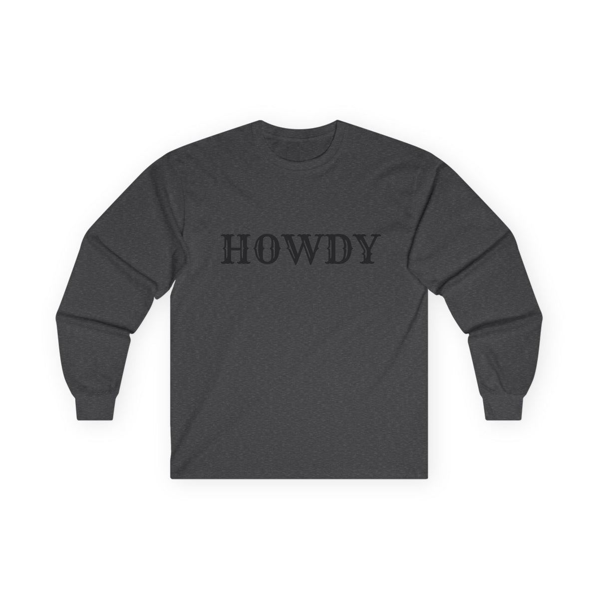 Howdy & Adios // Unisex Long Sleeve Tee | Casual Cotton Top for Friends & Farewells