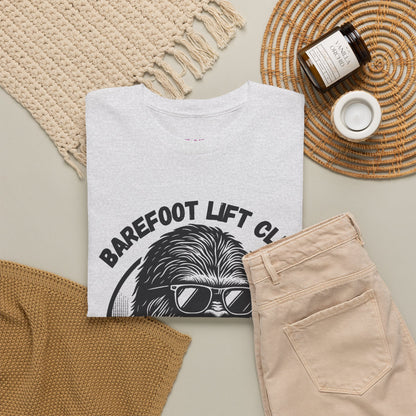 Bigfoot Founding Member of the Barefoot Lift Club // Unisex Heavy Cotton Tee - Founding Member Sasquatch Design