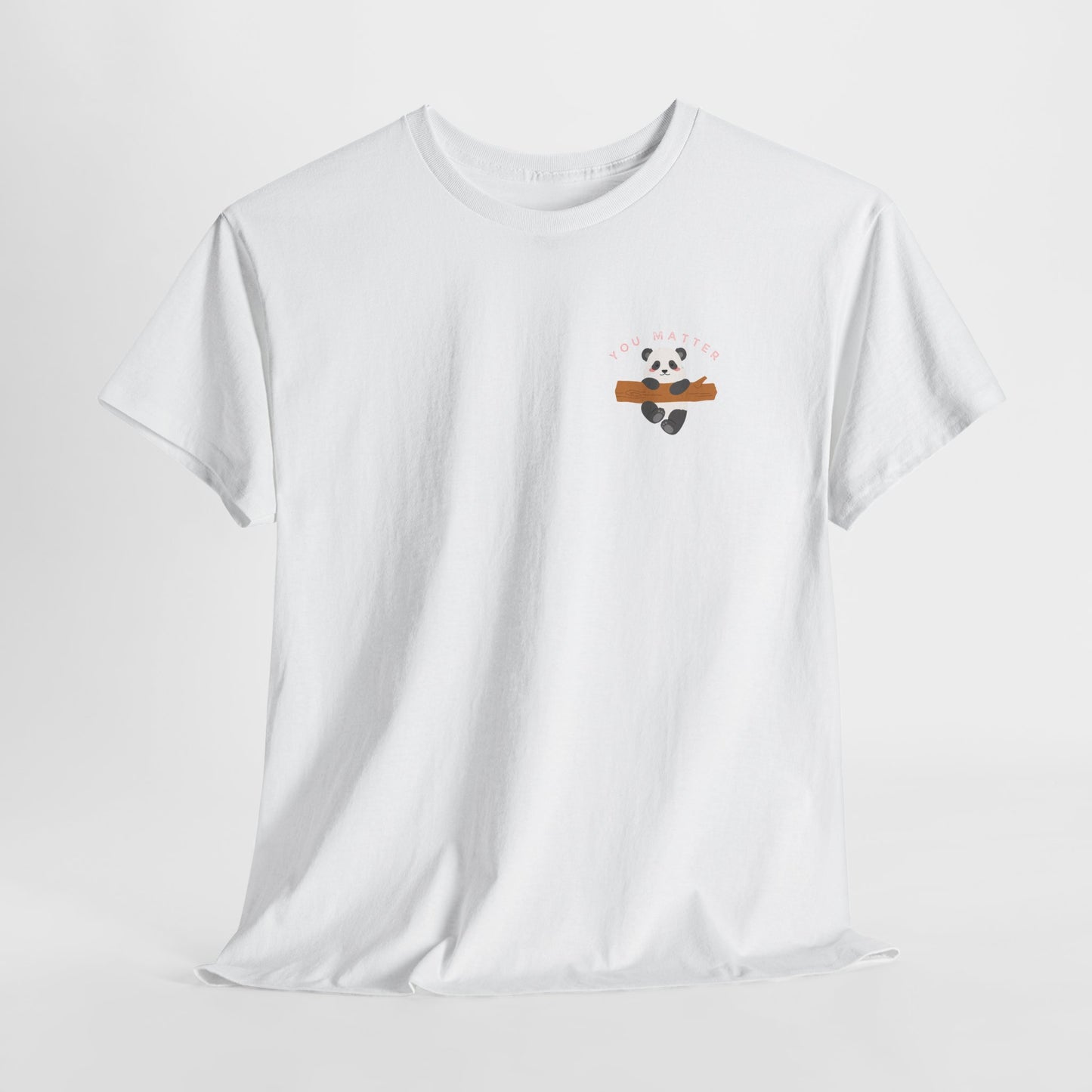 Keep Hangin' On - Panda // Unisex Heavy Cotton Tee -Vibes Graphic Shirt