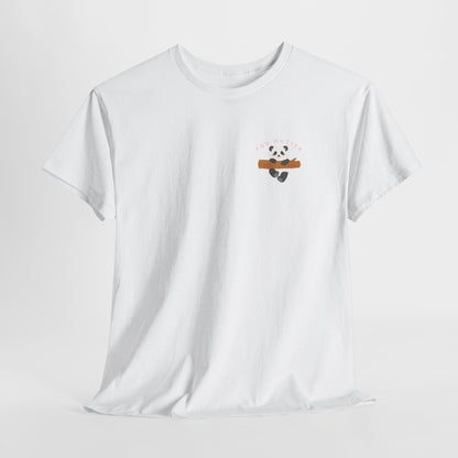 Keep Hangin' On - Panda // Unisex Heavy Cotton Tee -Vibes Graphic Shirt