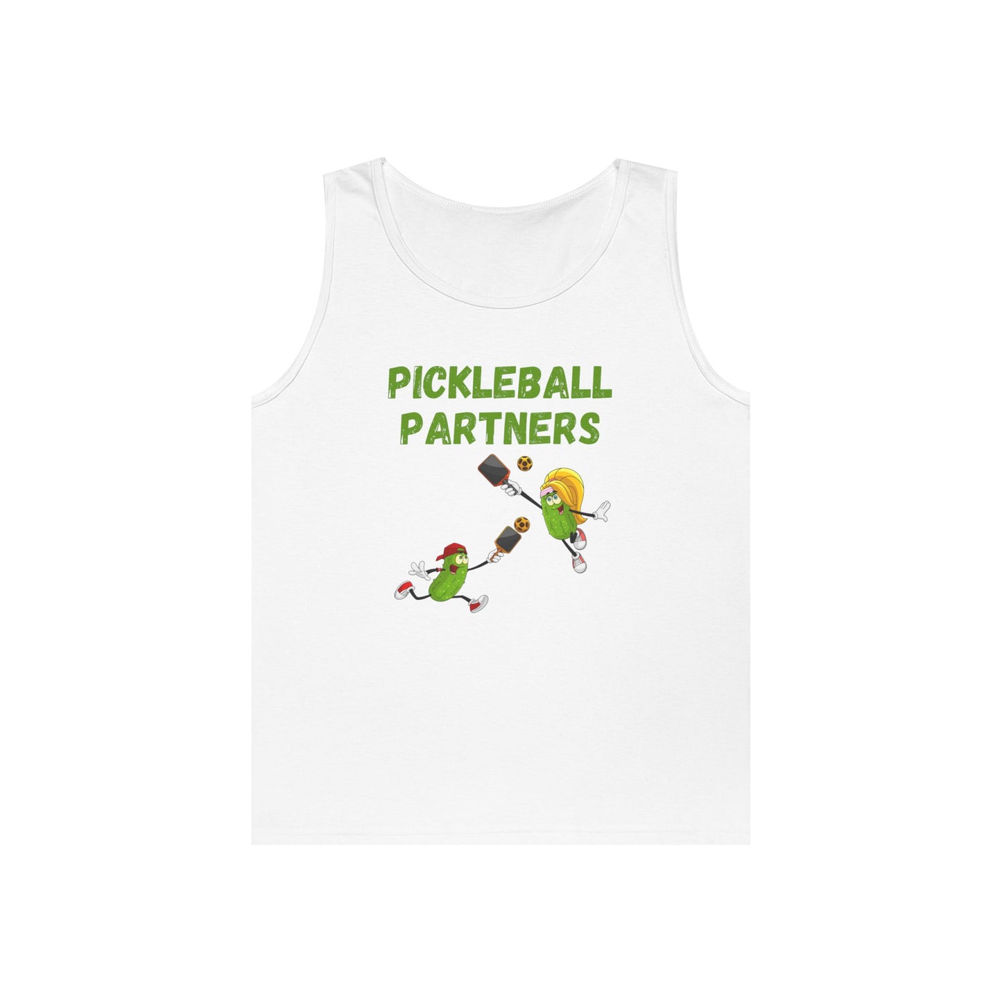 Pickleball Partners 2 // Unisex Heavy Cotton Tank Top