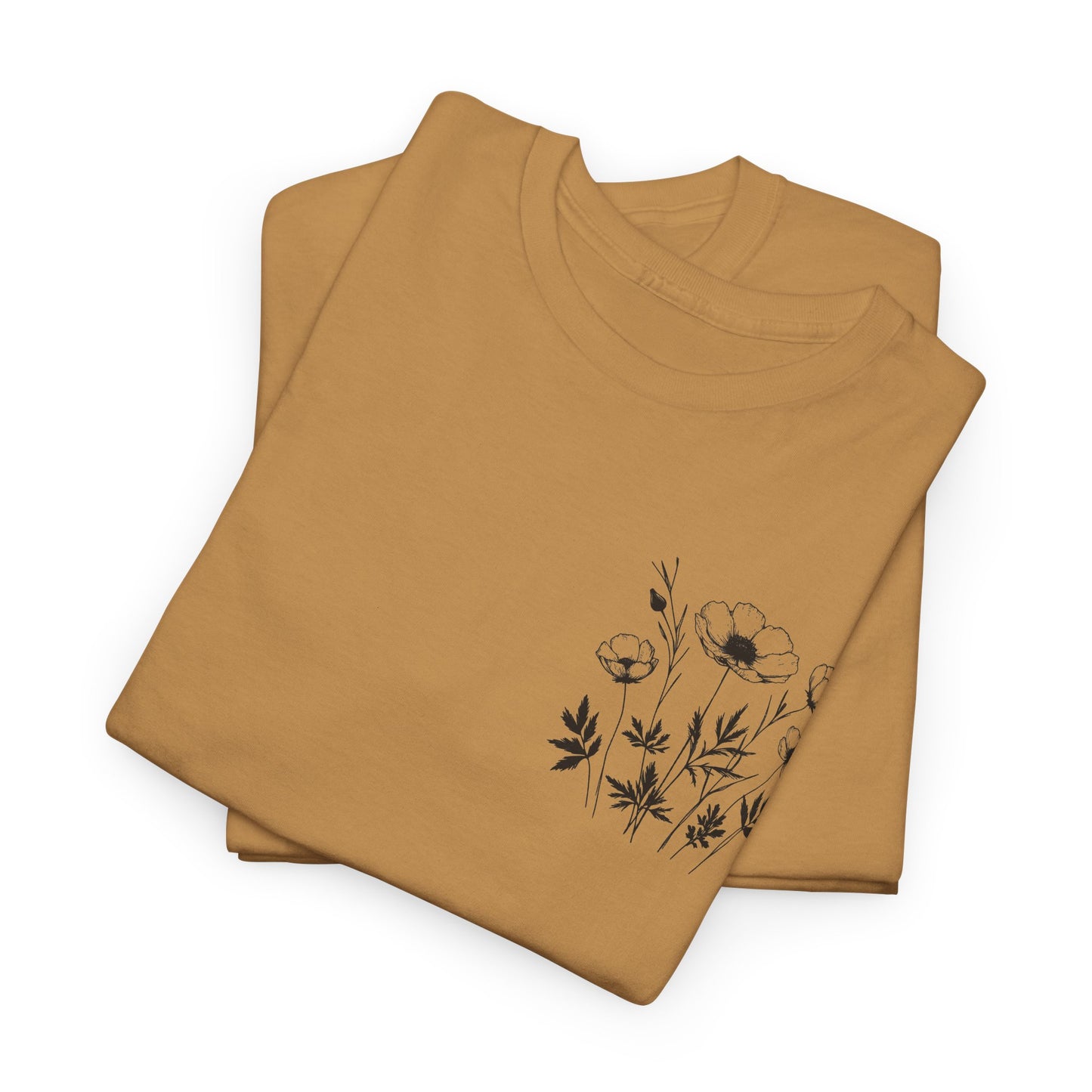 We're Rooting For You - Flowers // Unisex Heavy Cotton Tee - Perfect for Everyday Comfort