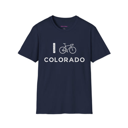 I (Road) Bike Colorado // Unisex Softstyle T-Shirt