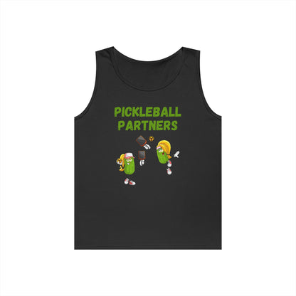 Pickleball Partners 3 // Unisex Heavy Cotton Tank Top