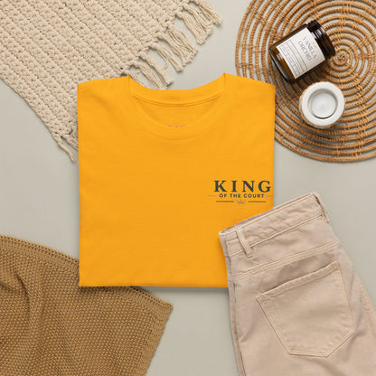 Pickleball - King of the Court Card Tee — Sleeve Design Vintage Playing Card Graphic T-Shirt