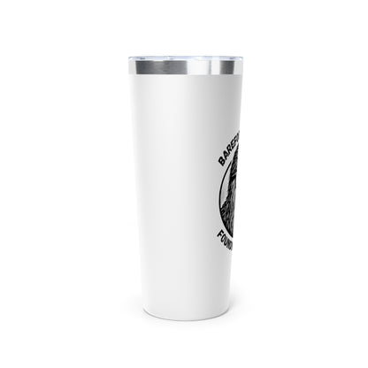 Barefoot Run Club Founding Member // Copper Vacuum Insulated Tumbler, 22oz - Blue Text