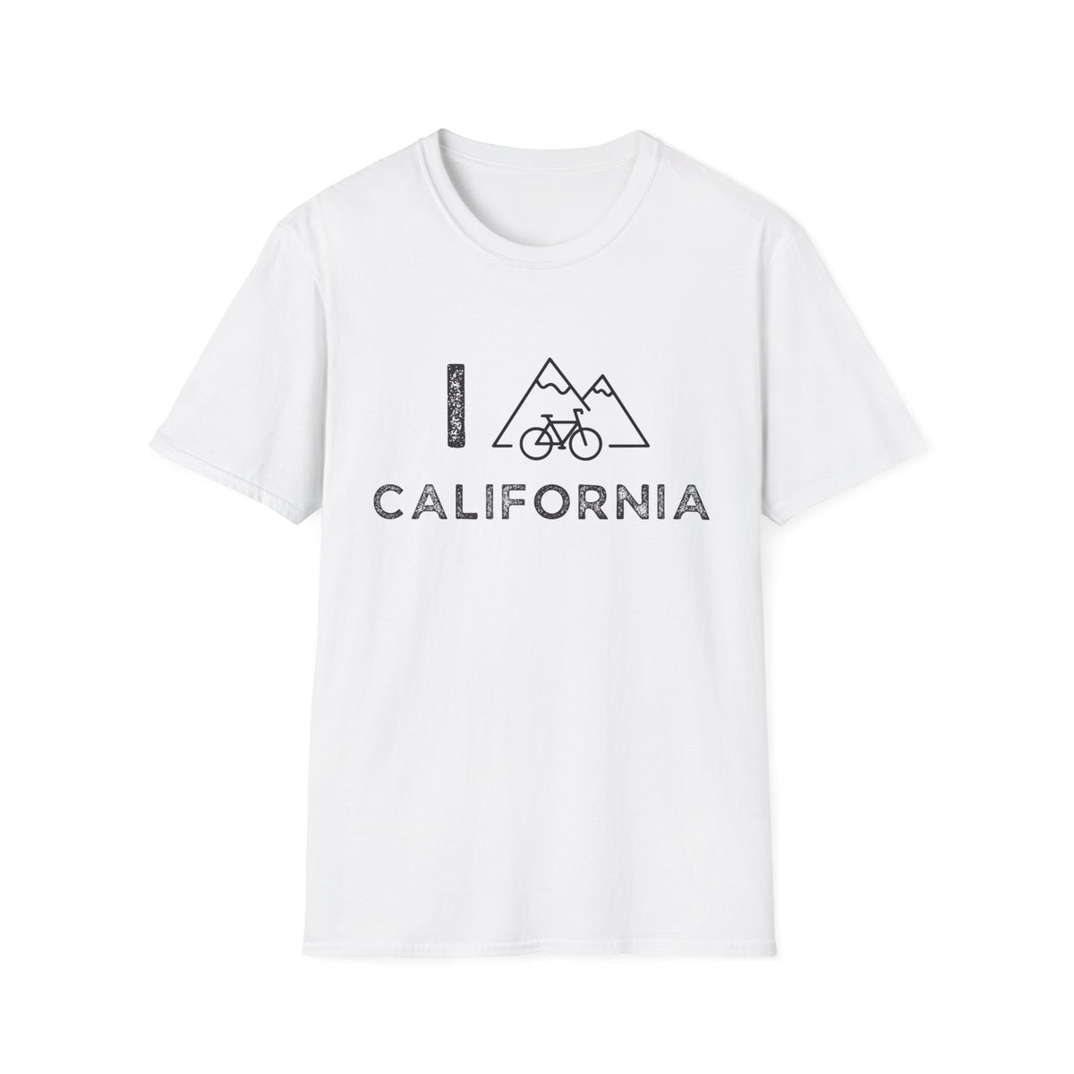I (Mountain) Bike California // Unisex Softstyle T-Shirt