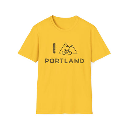 I (Mountain) Bike Portland // Unisex Softstyle T-Shirt
