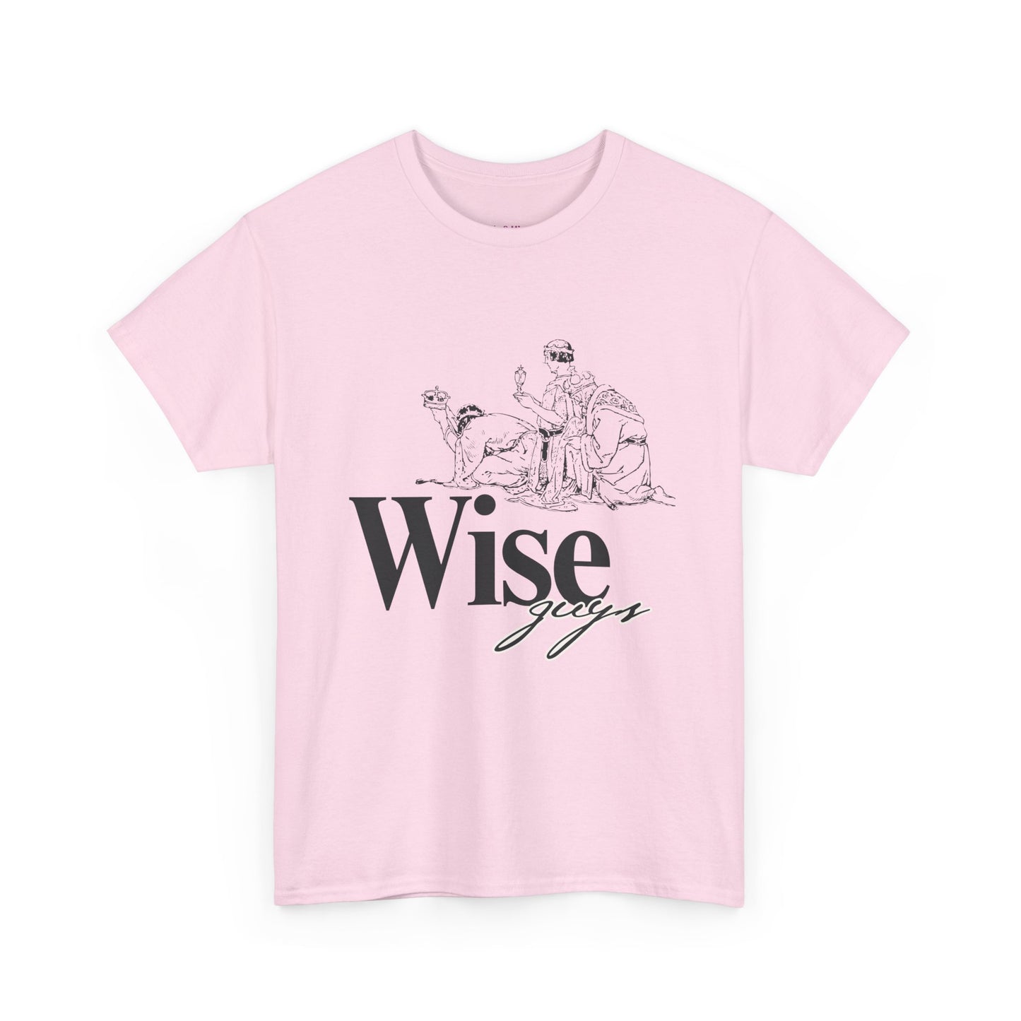 Wise Guys Unisex Heavy Cotton Tee - Stylish Graphic Tee for Casual Wear