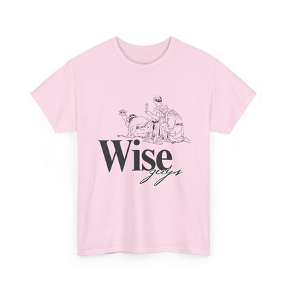 Wise Guys Unisex Heavy Cotton Tee - Stylish Graphic Tee for Casual Wear