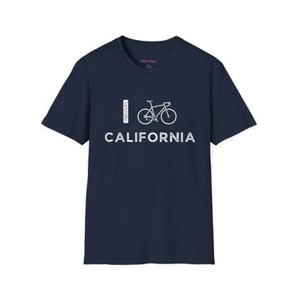 I (Road) Bike California // Unisex Softstyle T-Shirt