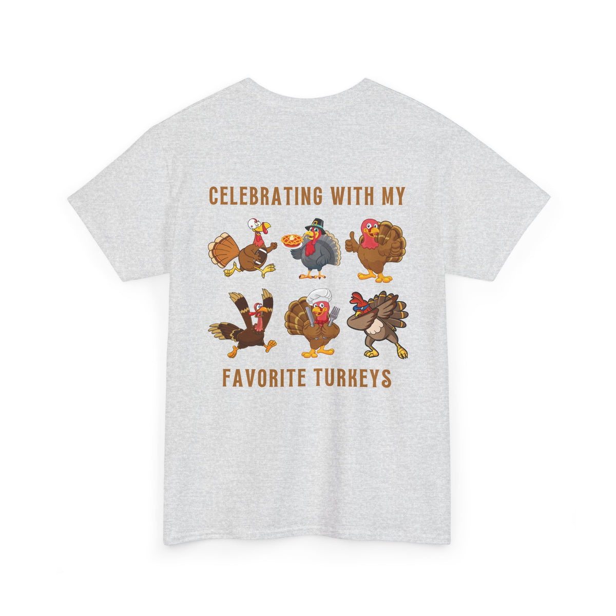 Thanksgiving with My Favorite Turkeys // Unisex Jersey Short Sleeve Tee