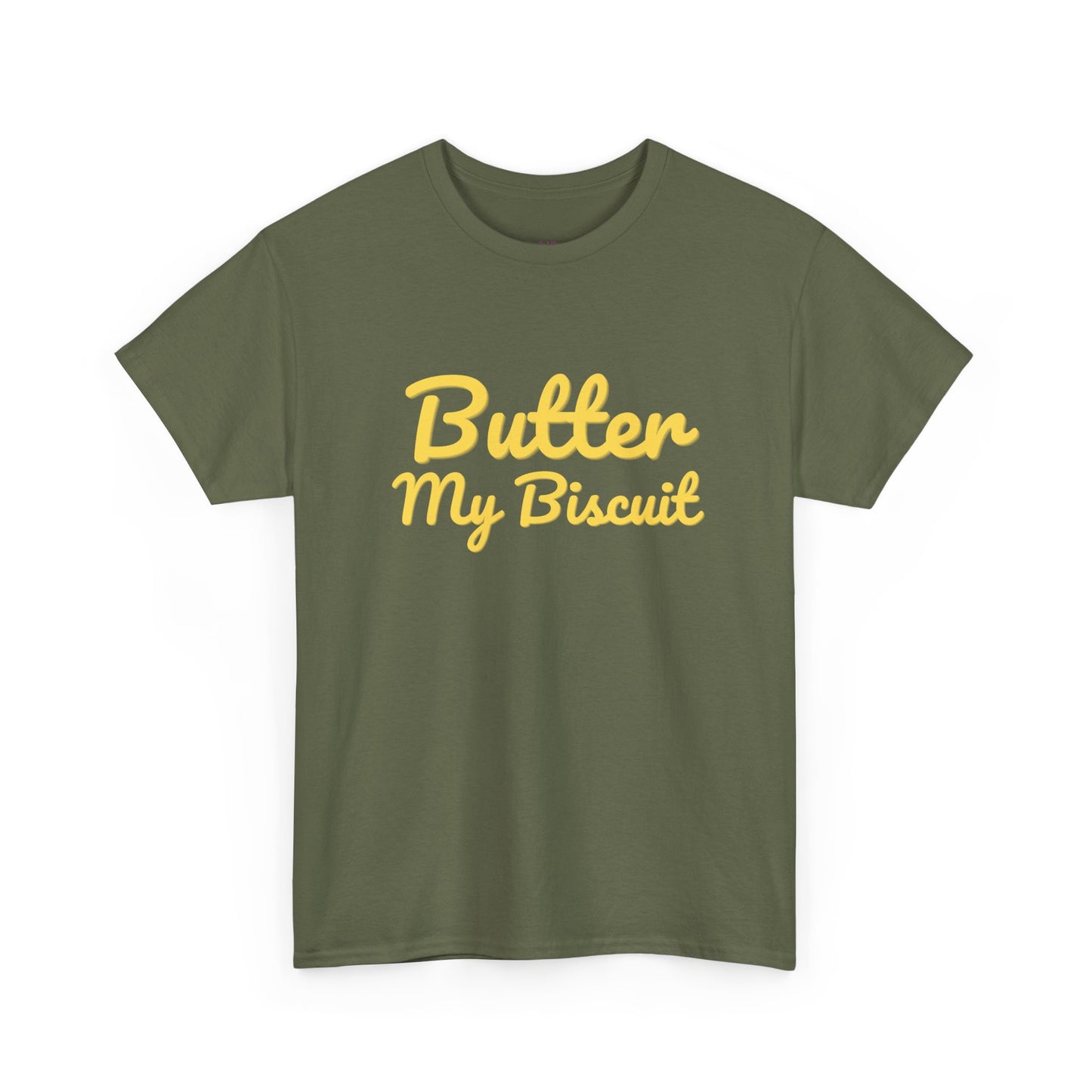 Butter My Biscuit Unisex Heavy Cotton Tee - Fun & Playful Graphic T-Shirt