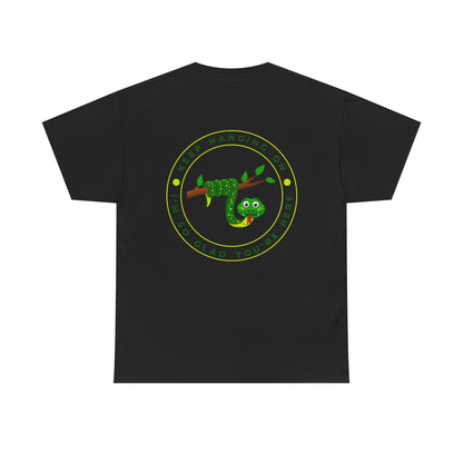 Keep Hanging On - Snake // Unisex Heavy Cotton Tee - Positive Message T-Shirt