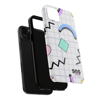 90s Baby Zig Zag and Shapes // iPhone Case