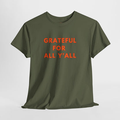 Grateful for All Y'all // Unisex Jersey Short Sleeve Tee