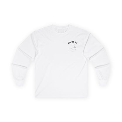 Oh My My - Pocket Placement // Unisex Long Sleeve Tee - Retro Vinyl Graphic
