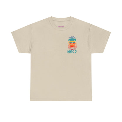 Bigfoot Mood - Pocket Placement // Retro Mood Unisex Heavy Cotton Tee - Colorful Graphic T-Shirt