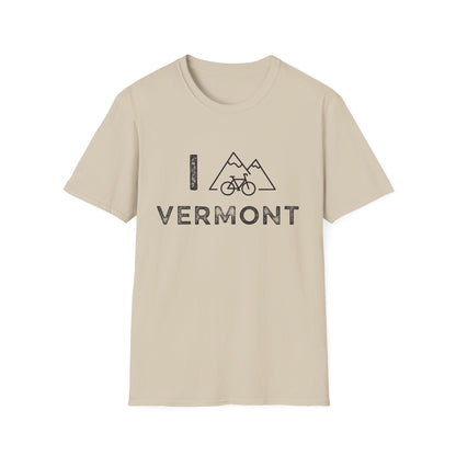 I (Mountain) Bike Vermont // Unisex Softstyle T-Shirt