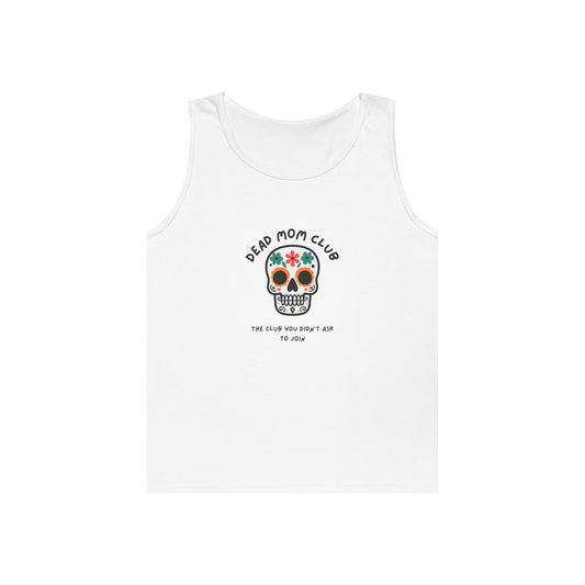 Dead Mom Club Skull // Unisex Heavy Cotton Tank Top