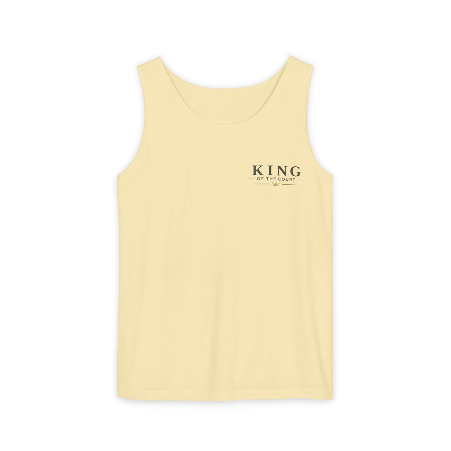Tennis - King of the Court - Vintage Playing Card - Tank Top — Graphic Tank