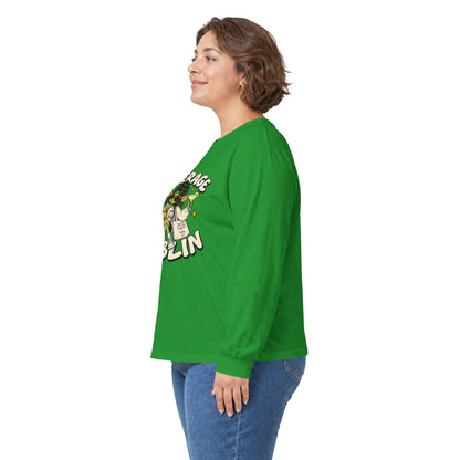 Beverage Goblin Long Sleeve T-Shirt — Cute Retro Drink Lover Tee