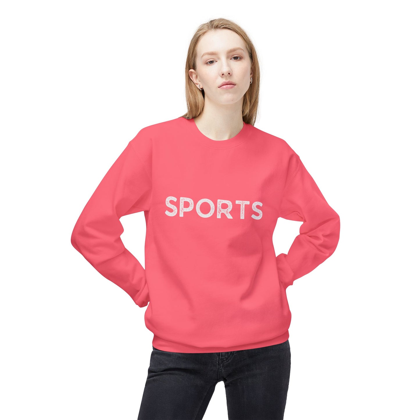 Sports // Unisex Midweight Softstyle Fleece Crewneck Sweatshirt