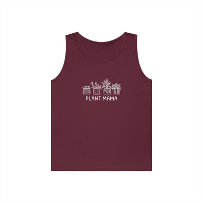 Plant Mama // Unisex Heavy Cotton Tank Top - Perfect for Garden Lovers