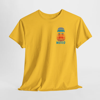 Bigfoot Mood - Pocket Placement // Retro Mood Unisex Heavy Cotton Tee - Colorful Graphic T-Shirt
