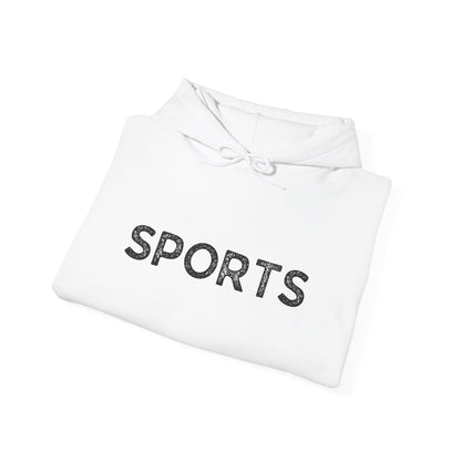 Sports // Unisex Heavy Blend™ Hooded Sweatshirt - Black Text