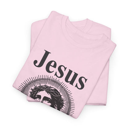 Religious Humor Unisex Heavy Cotton Tee - "Jesus Didn't Look Like This"