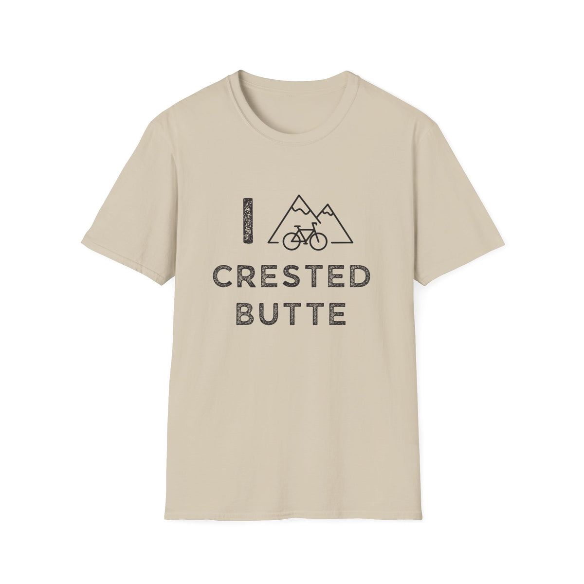 I (Mountain) Bike Crested Butte // Unisex Softstyle T-Shirt