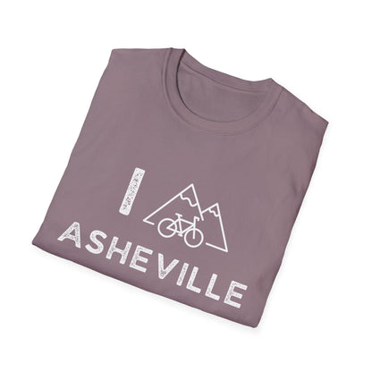 I (Mountain) Bike Asheville // Unisex Softstyle T-Shirt