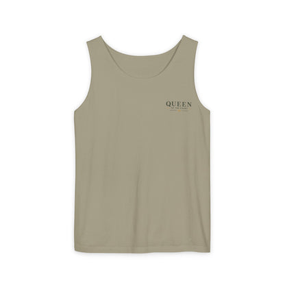 Tennis- Queen of the Court - Vintage Playing Card - Tank Top — Graphic Tank