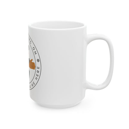 Keep Hanging On Panda // Ceramic Mug, (11oz, 15oz)