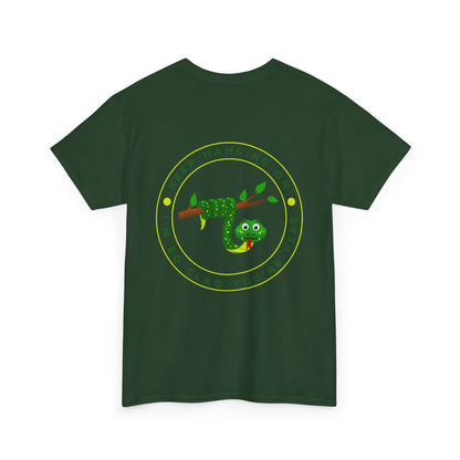 Keep Hanging On - Snake // Unisex Heavy Cotton Tee - Positive Message T-Shirt