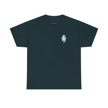 'Power Bottom Autumn' Blue Ghost // Playful Unisex Heavy Cotton Tee