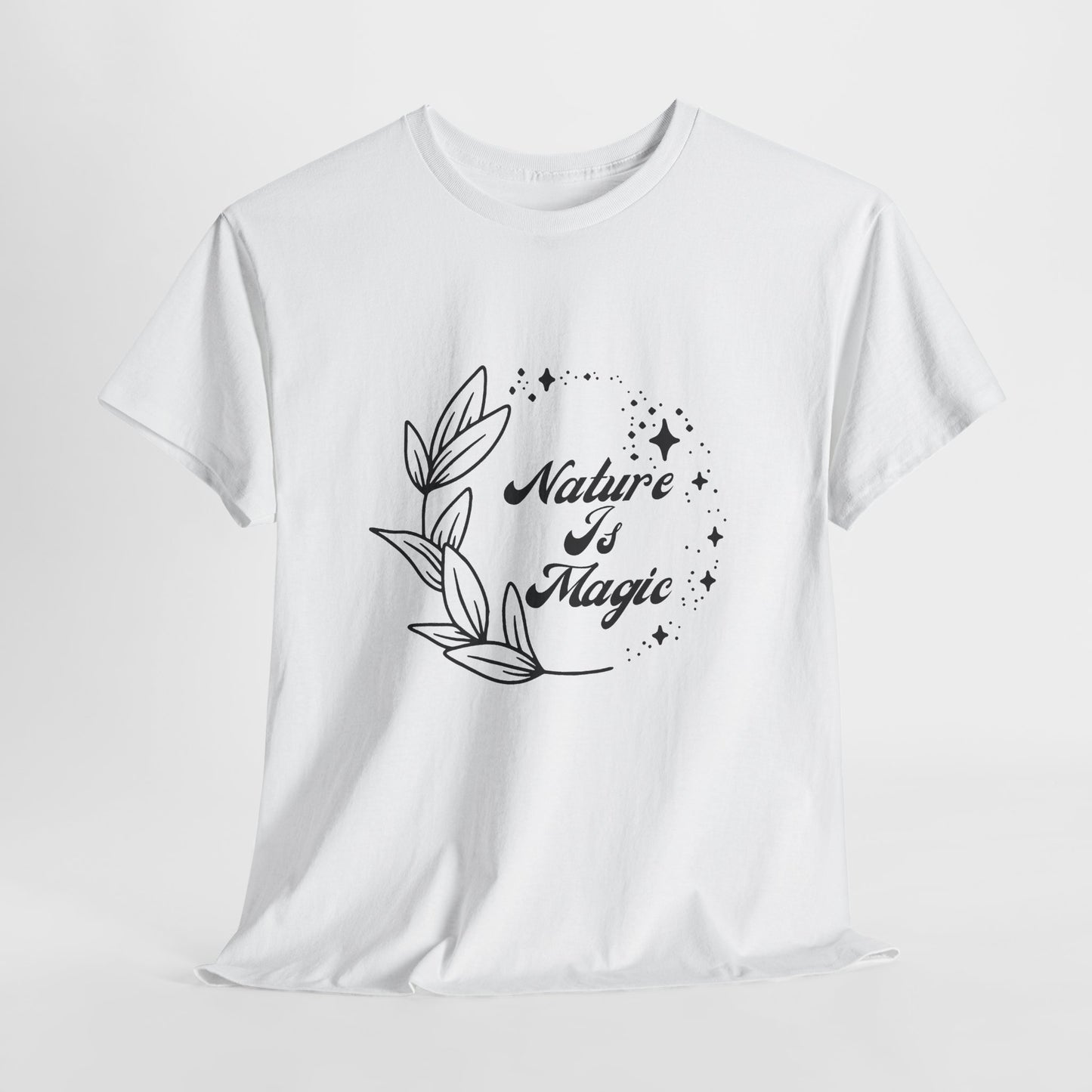 Nature is Magic // Unisex Heavy Cotton Tee - Nature-Themed Casual Wear