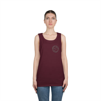 Barefoot Lift Club // Bigfoot Founding Member // Double Sided Unisex Heavy Cotton Tank Top
