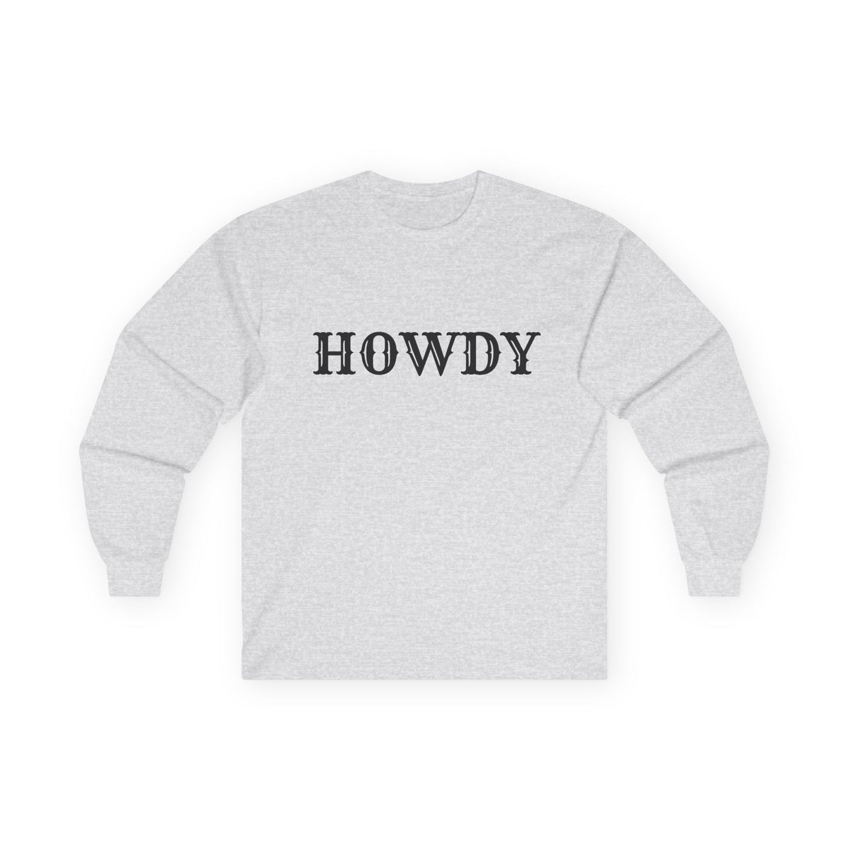Howdy & Adios // Unisex Long Sleeve Tee | Casual Cotton Top for Friends & Farewells
