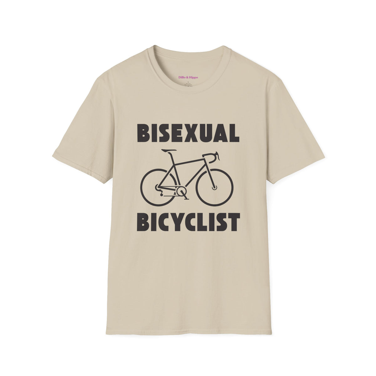 Bisexual (Road) Bicyclist  // Unisex Softstyle T-Shirt
