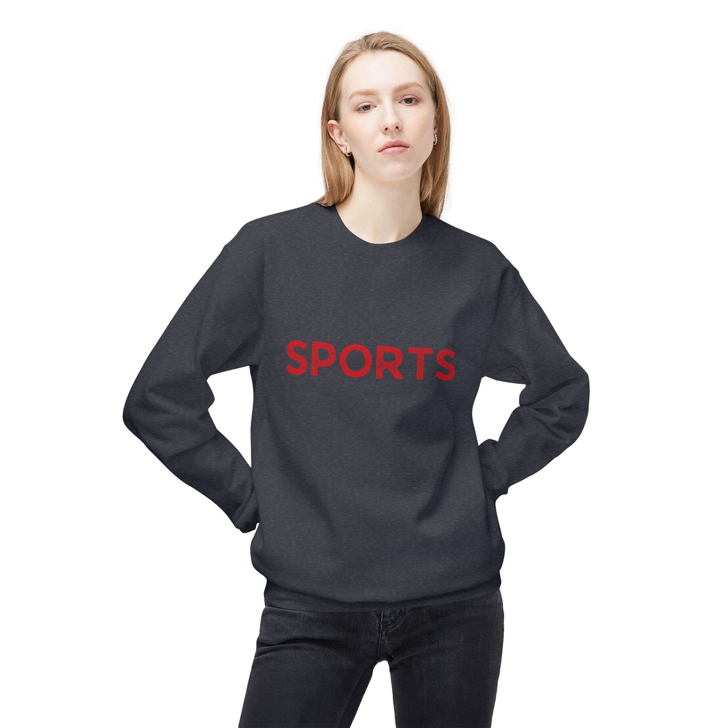 Sports // Unisex Midweight Softstyle Fleece Crewneck Sweatshirt
