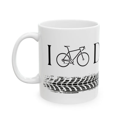 I Bike Dallas // Ceramic Mug, (11oz, 15oz)